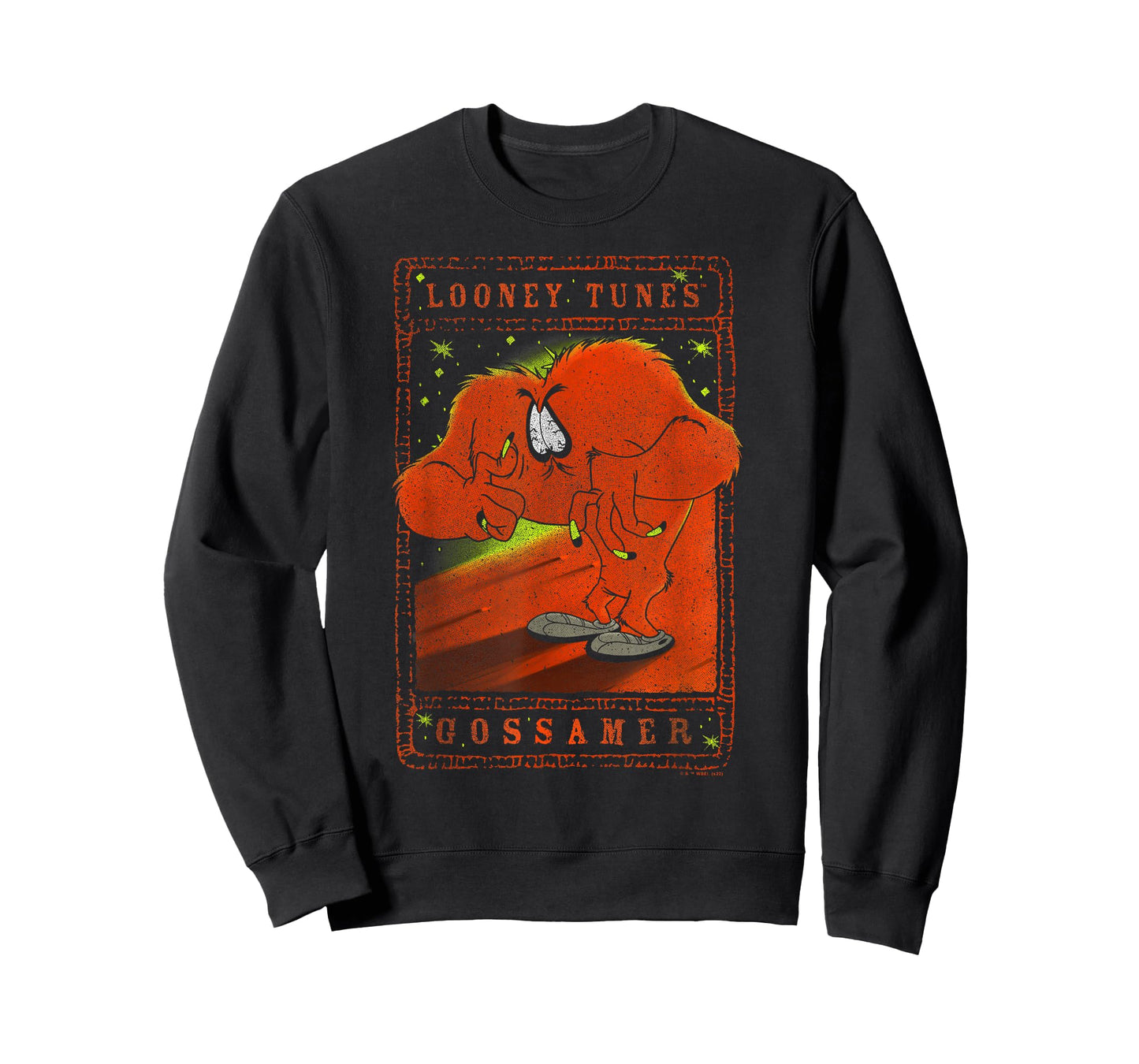 Looney Tunes Gossamer Planet Tarot Card Style Portrait T-Shirt