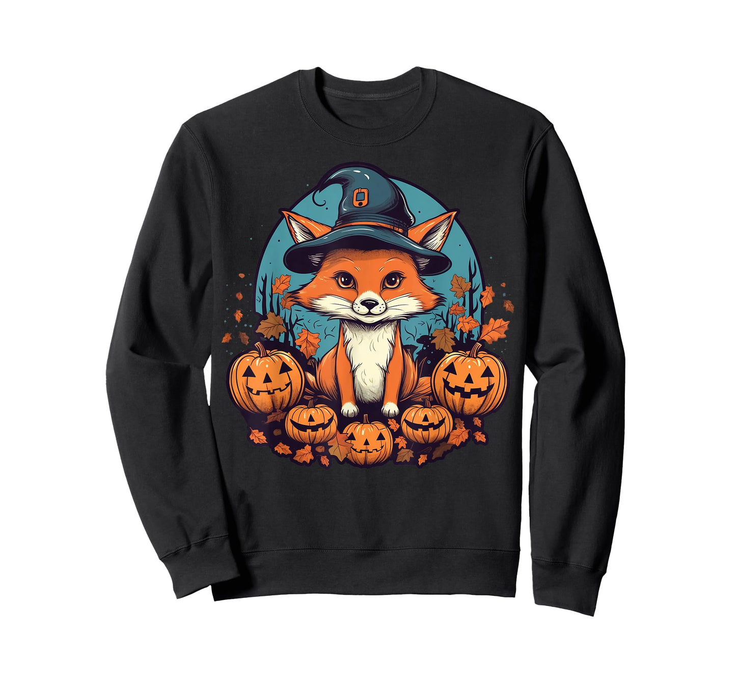 Pumpkin Fox costume on Fox Halloween T-Shirt