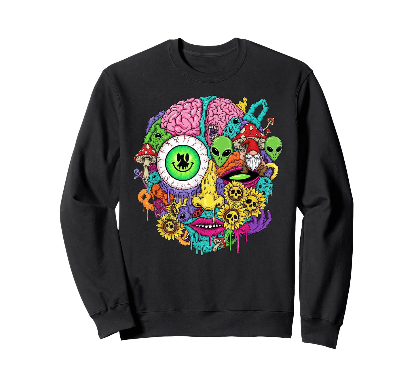 Psychedelic Trippy Colorful Music Festival T-Shirt