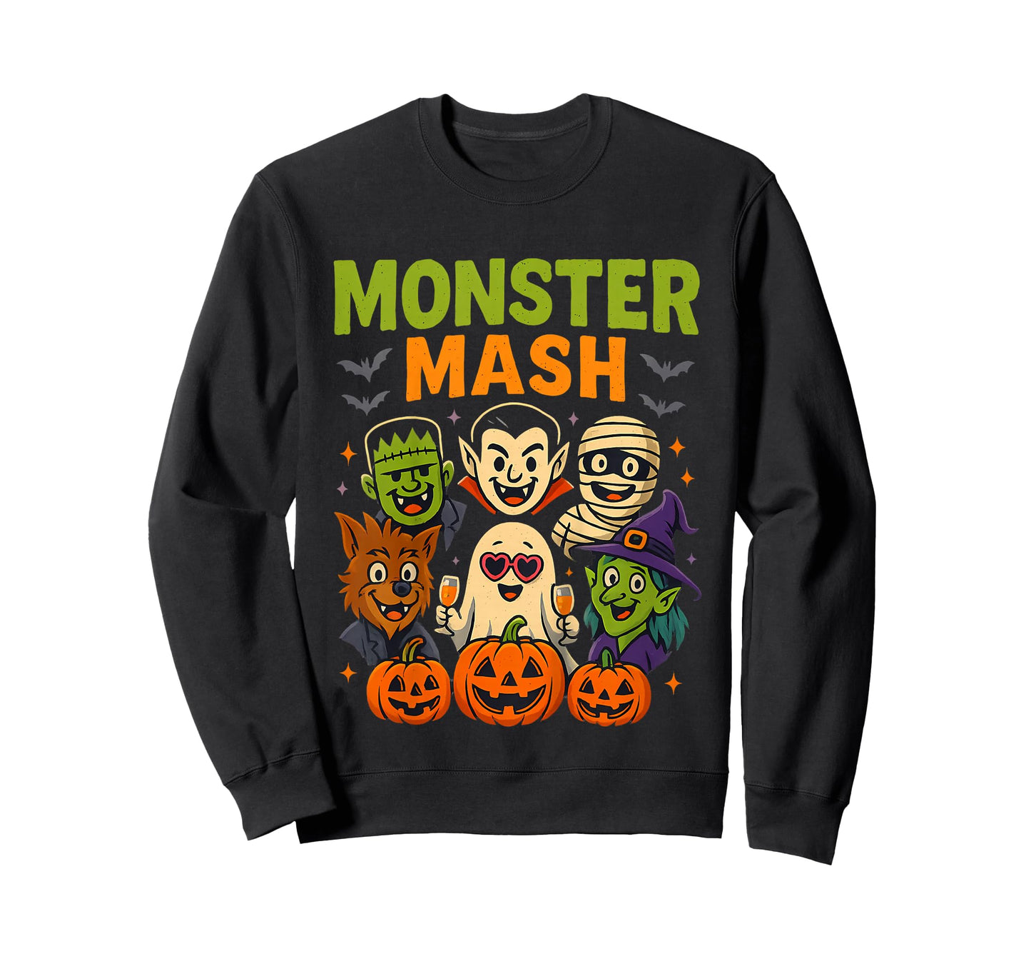 Kids Monster Mash Spooky Party Matching Outfit for Kids Parents H T-Shirt