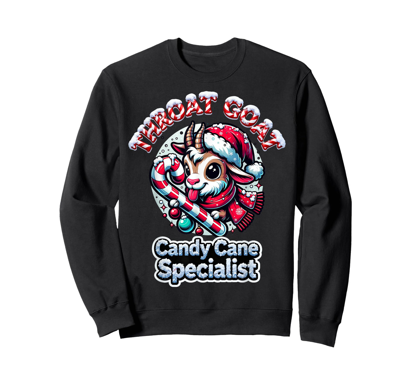 Throat Goat – Candy Cane Specialist Christmas T-Shirt