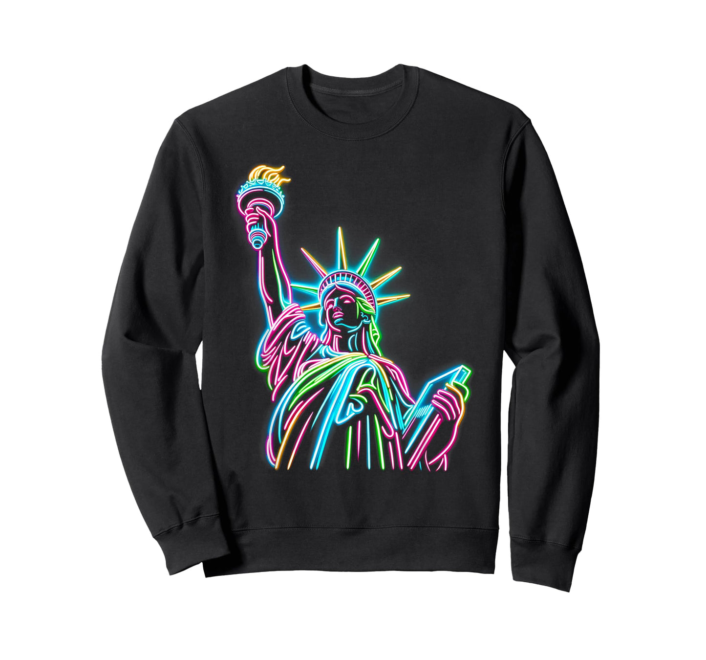 Vivid Statue of Liberty Tee - Colorful Icon T-Shirt