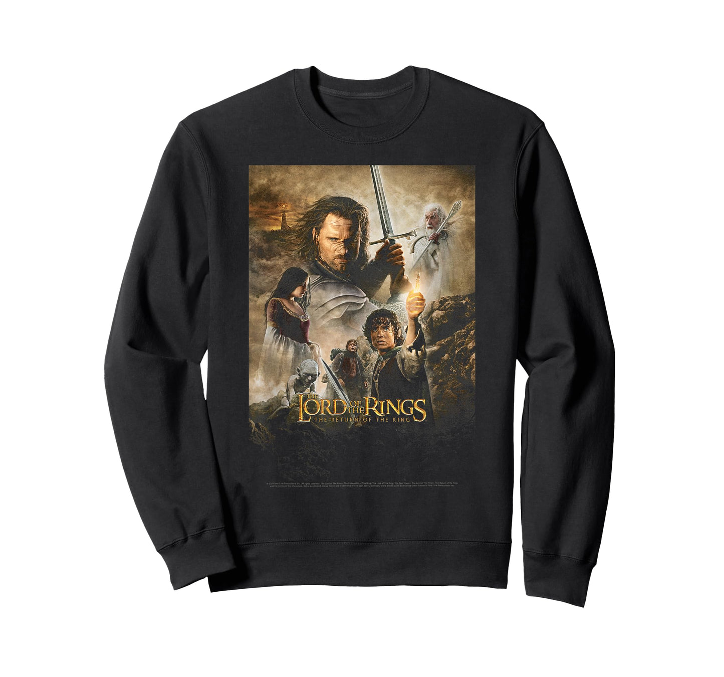 Lord Of The Rings Return Of The King Group Poster T-Shirt