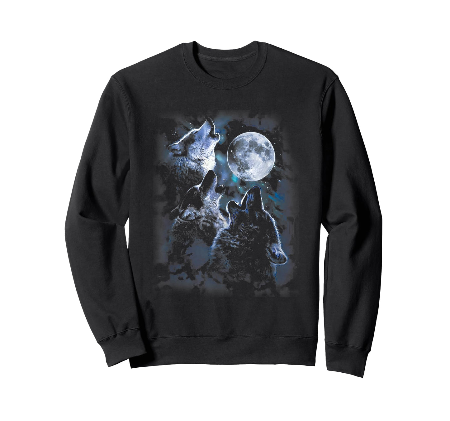 Wolf Howling at The Moon Wildlife Wolves Lovers Men T-Shirt
