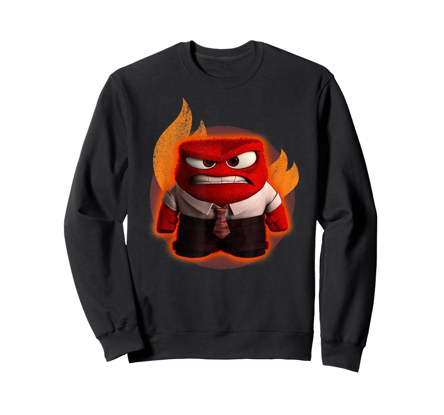 Disney Pixar Inside Out Anger Full Body Flaming Shot T-Shirt