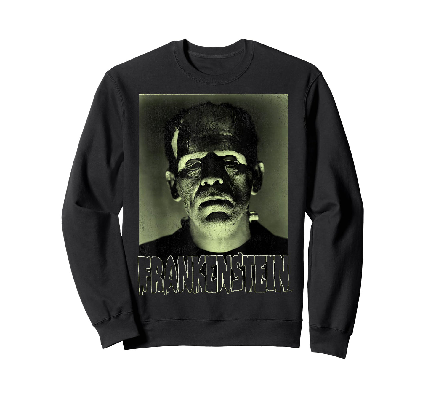 Universal Monsters Frankenstein Dark Portrait T-Shirt