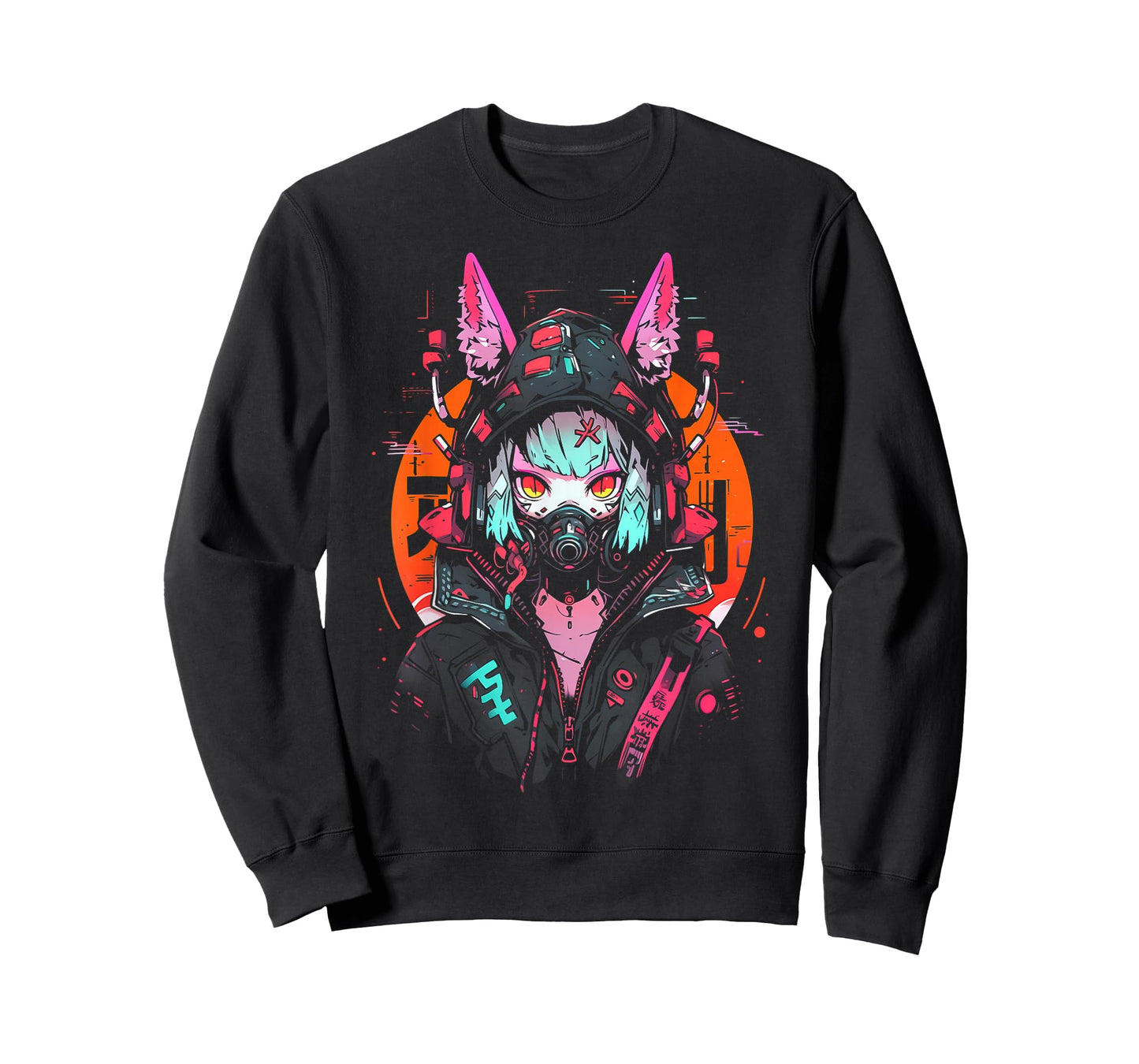 Anime Manga Cyberpunk Aesthetic Techwear Harajuku T-Shirt