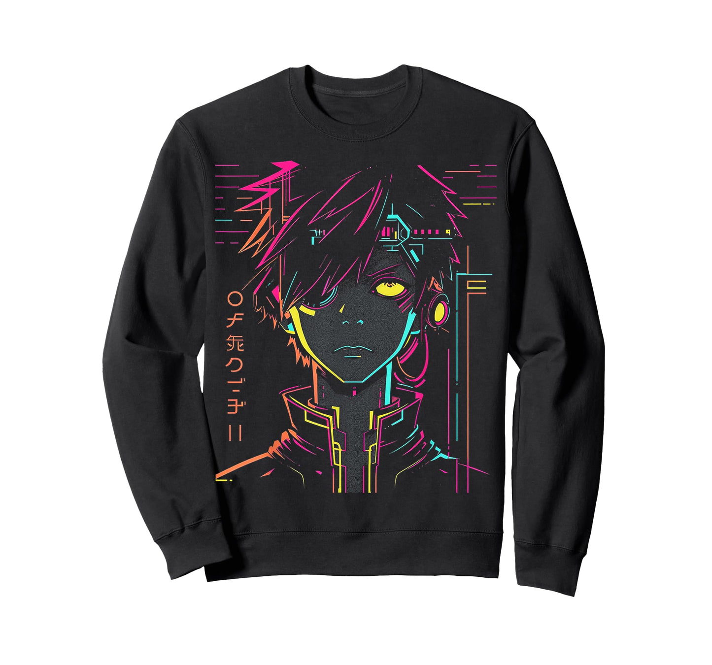 Anime Manga Motif Colorful Illustration Anime T-Shirt