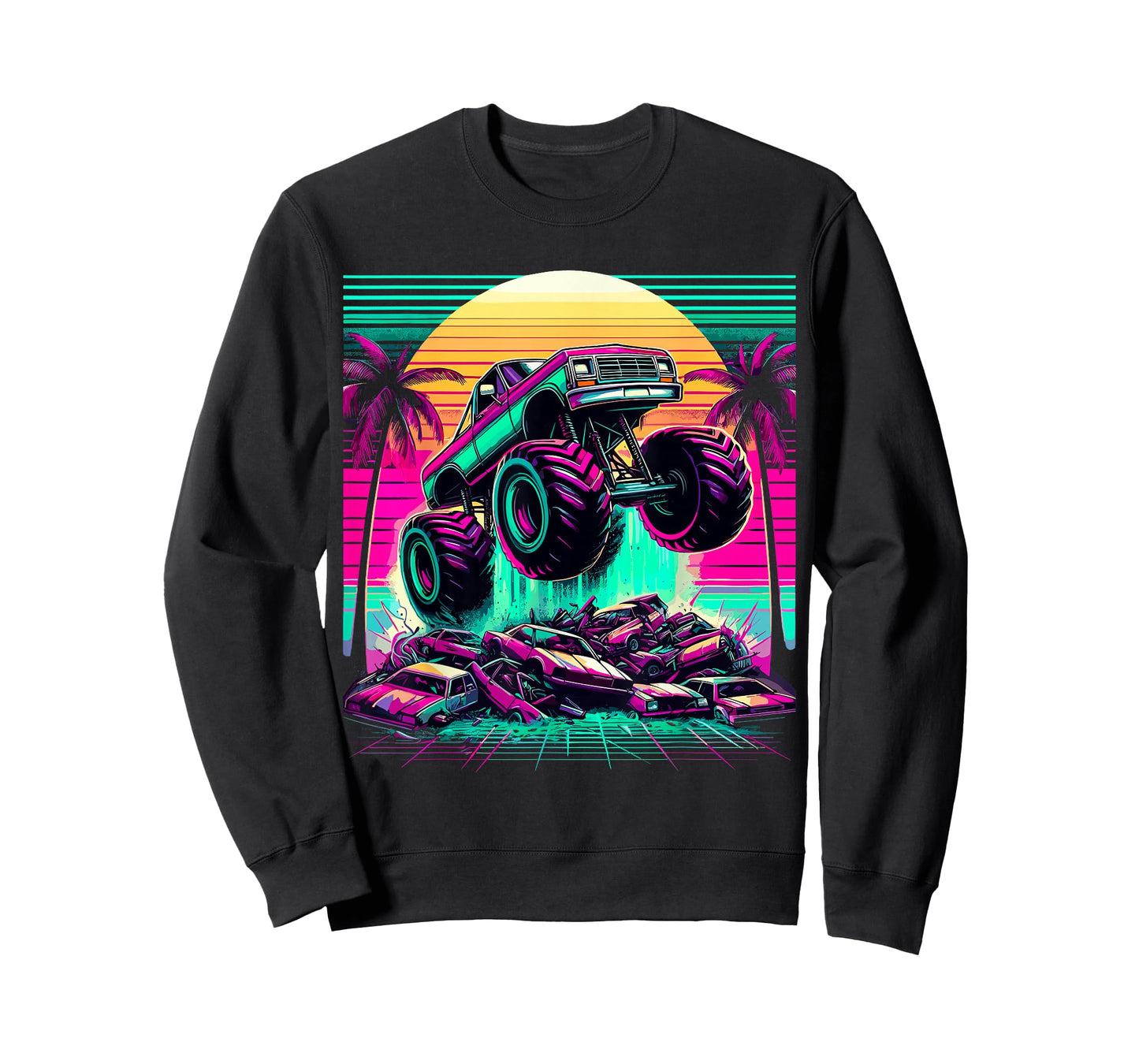 Monster Truck Retro T-Shirt