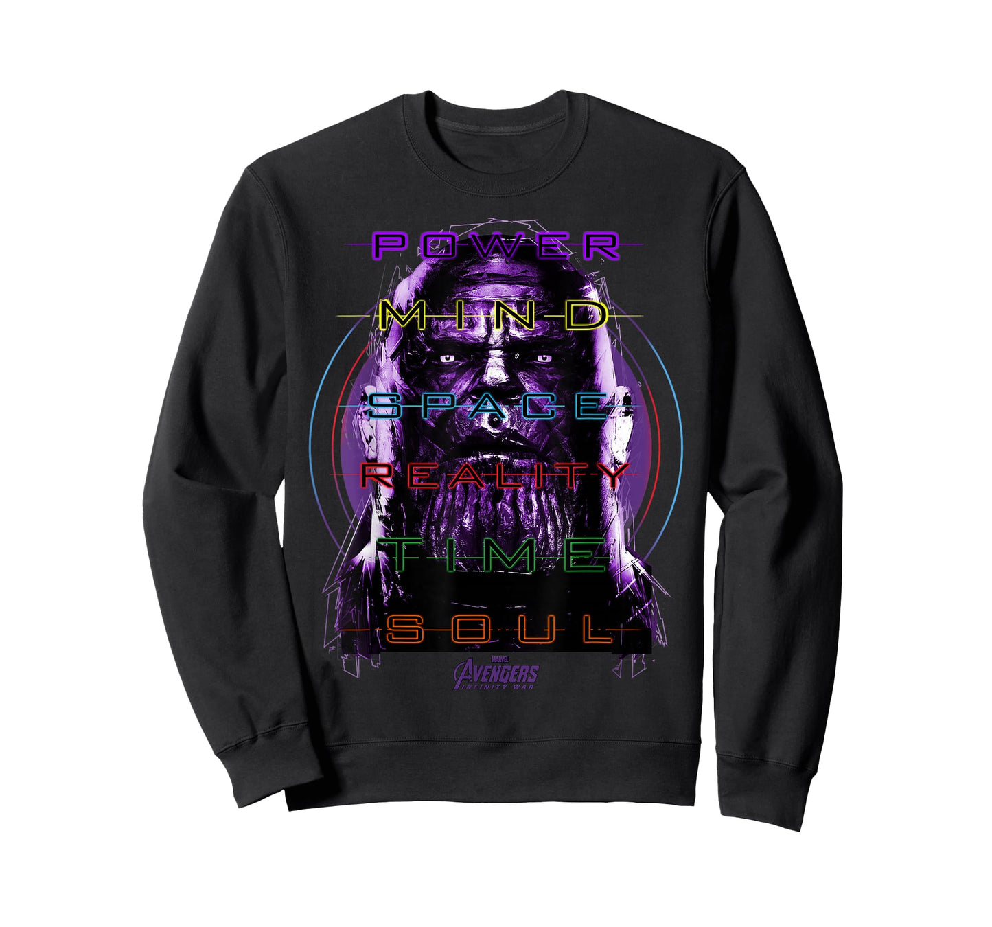 Marvel Infinity War Thanos 6 Infinity Stone Manifest T-Shirt T-Shirt