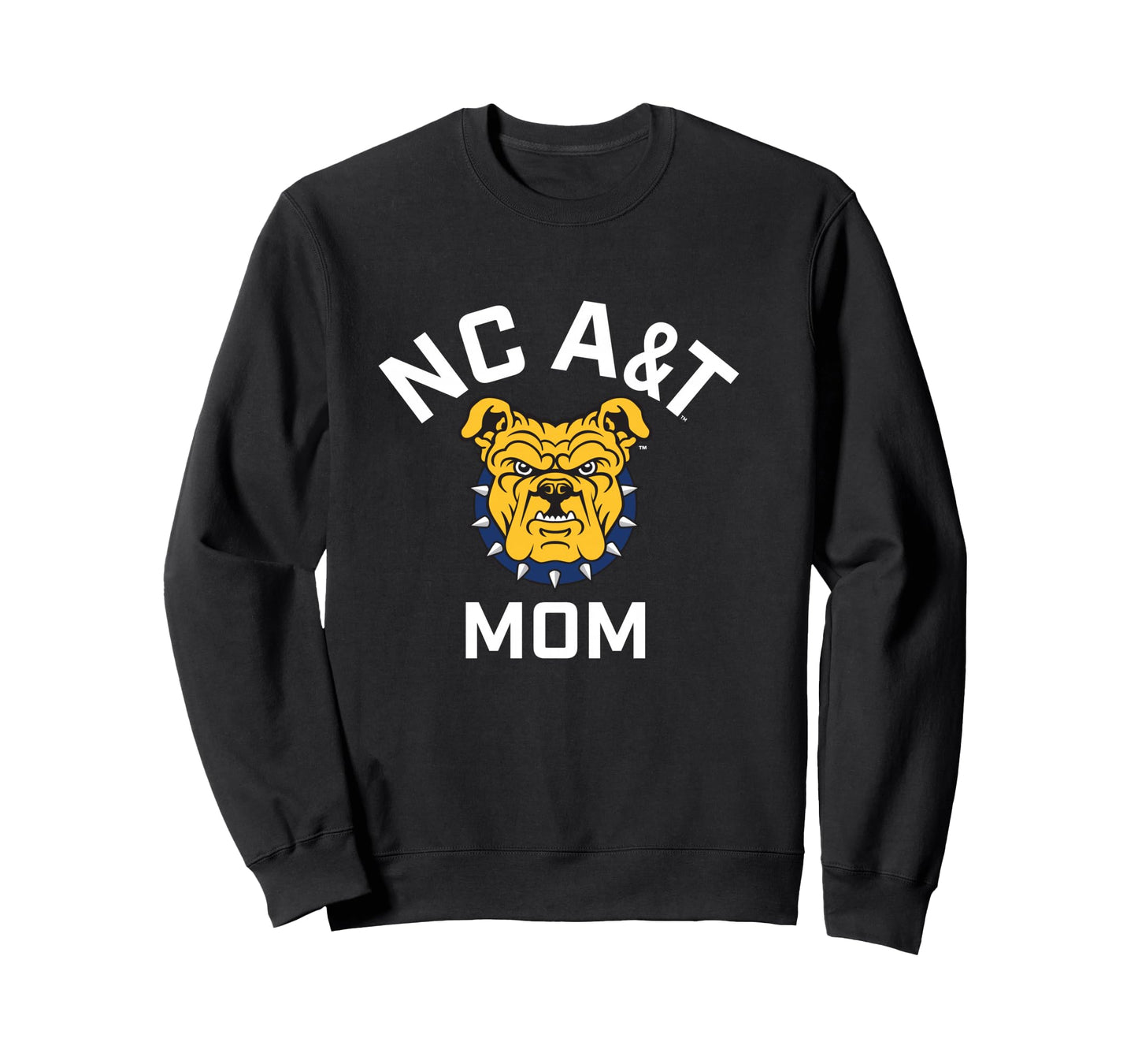 North Carolina A&T State University Aggies Arched Mom Long Sleeve T-Shirt