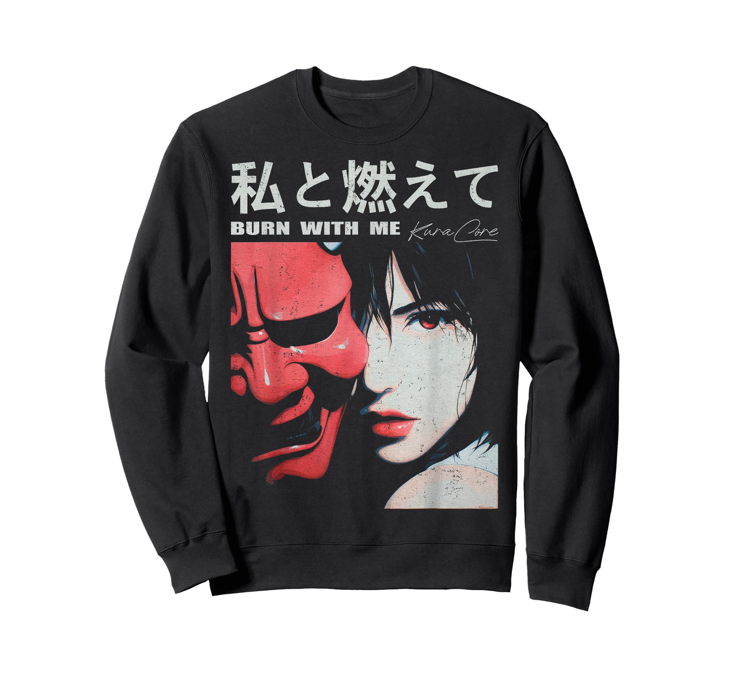 Japanese Streetwear Cyberpunk Y2K Techwear Retro Manga Anime T-Shirt