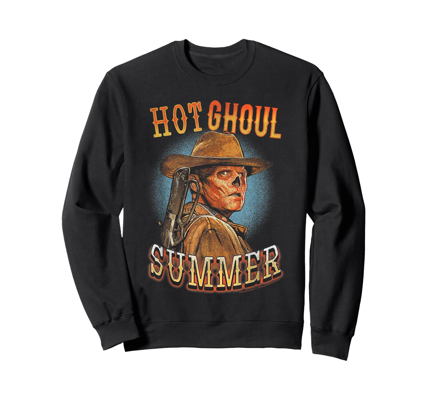 Fallout Hot Ghoul Summer Wild West Spooky Gamer TV Show T-Shirt
