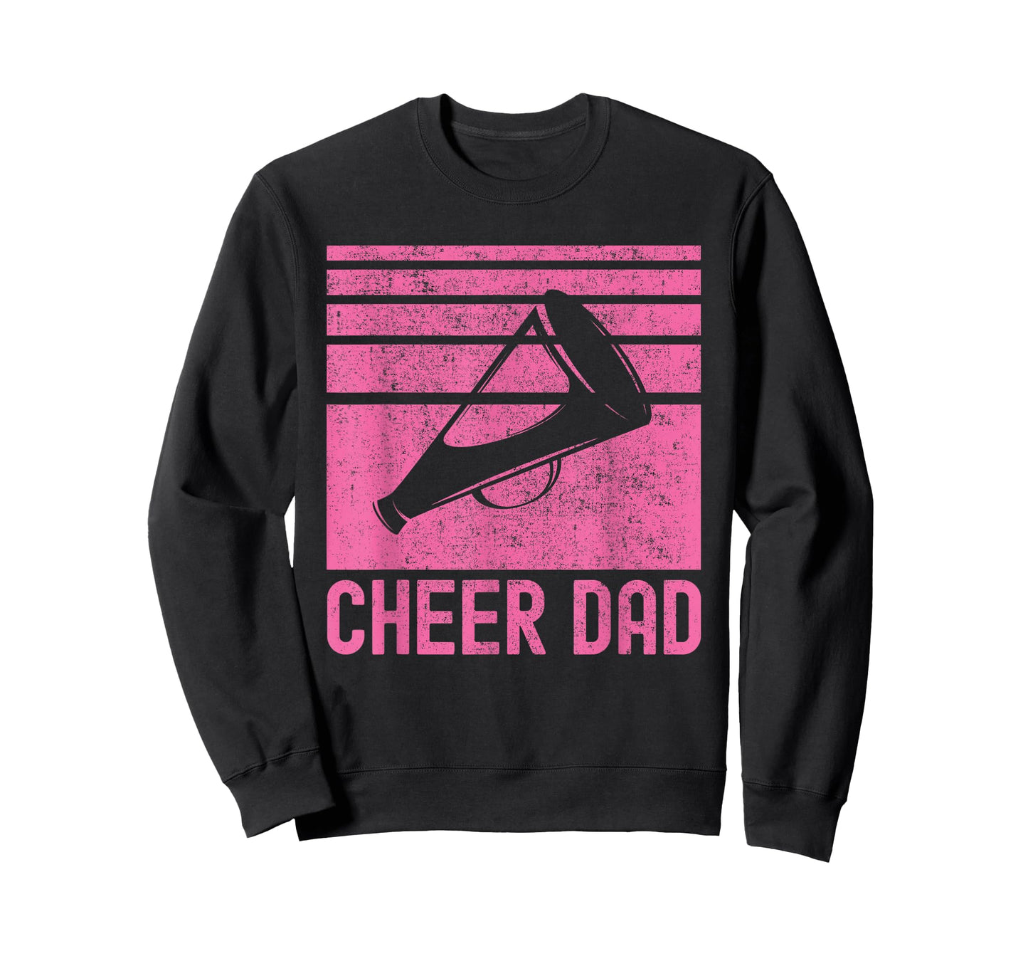 Cheer Dad Pink Cheerleading T-Shirt