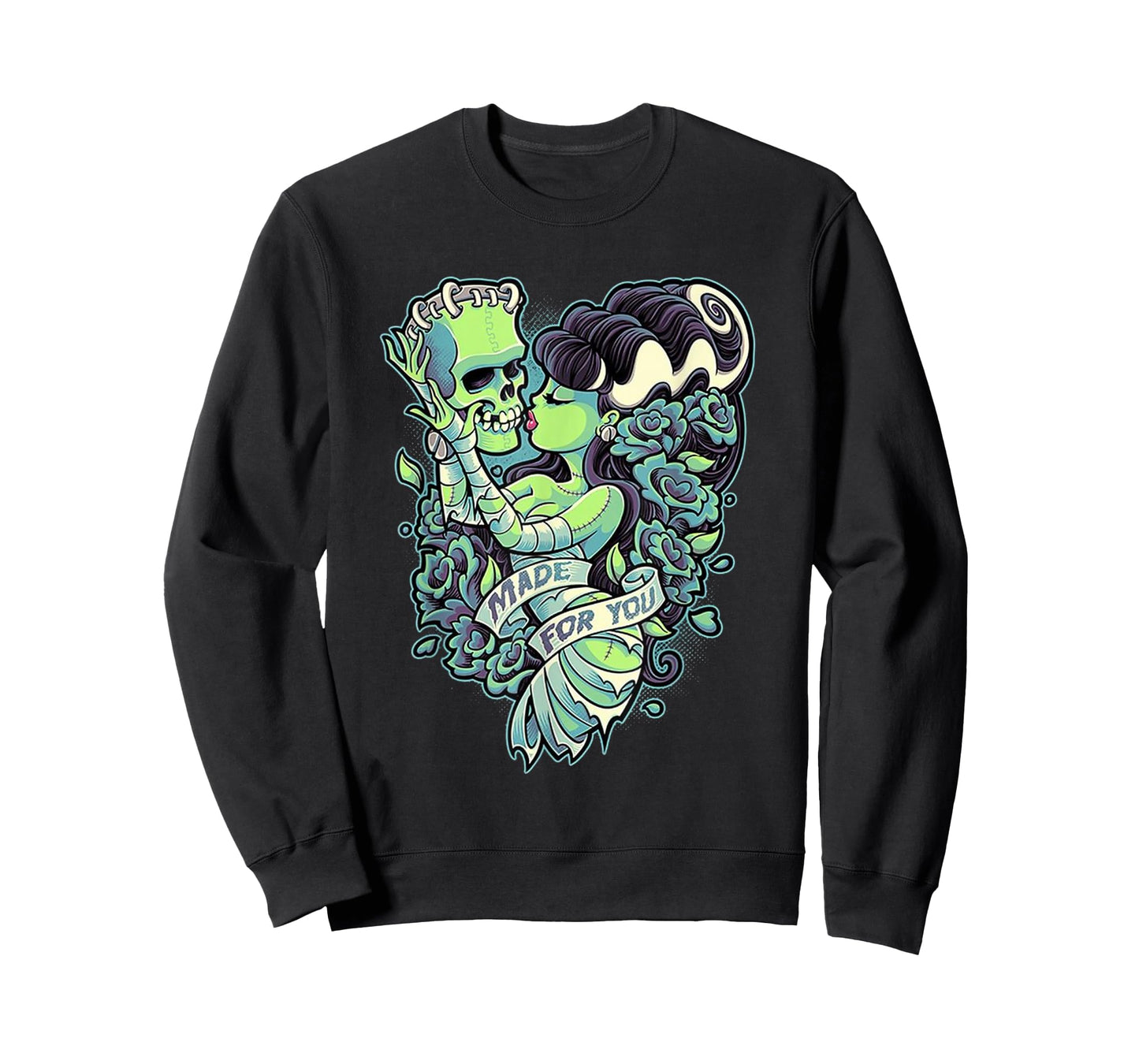 Frankenstein And Bride Made For You T-Shirt