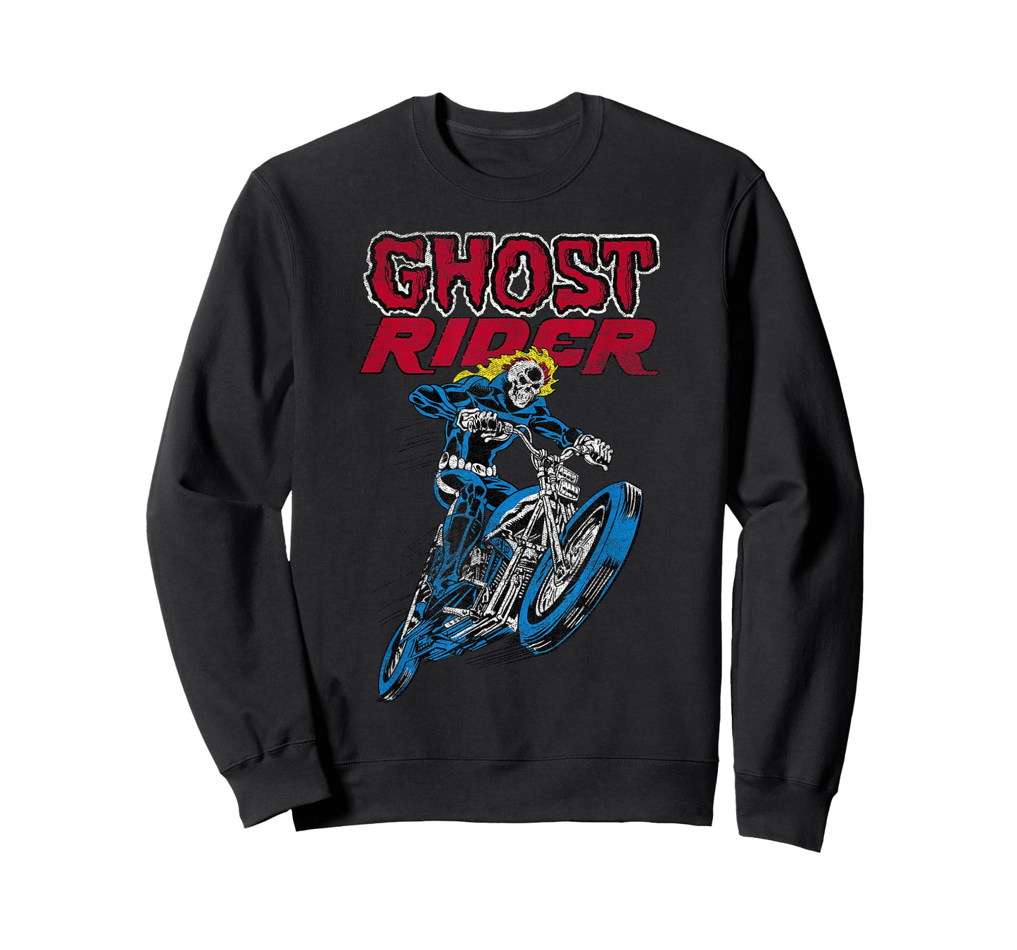 Marvel Ghost Rider Vintage Motorcycle Comic Icon T-Shirt