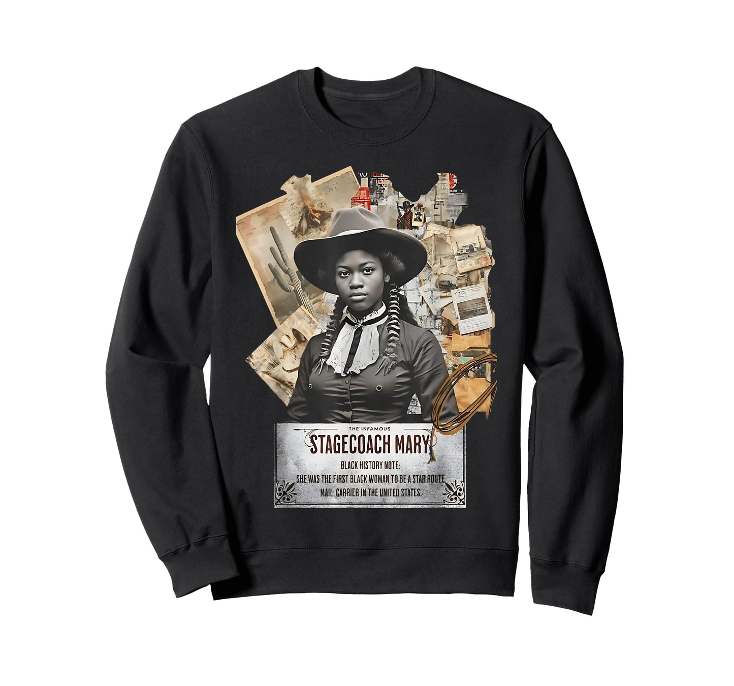Black Cowgirl Western Rodeo Black History Texas Women T-Shirt