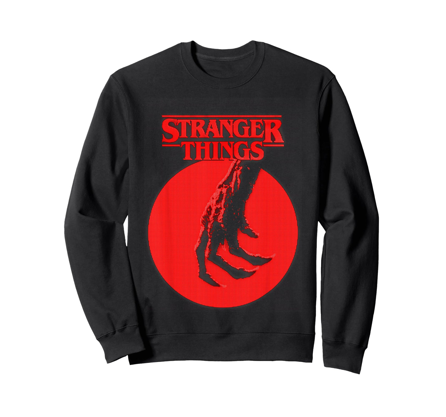 Stranger Things Season 5 Vecna Hand Pixelated Logo T-Shirt
