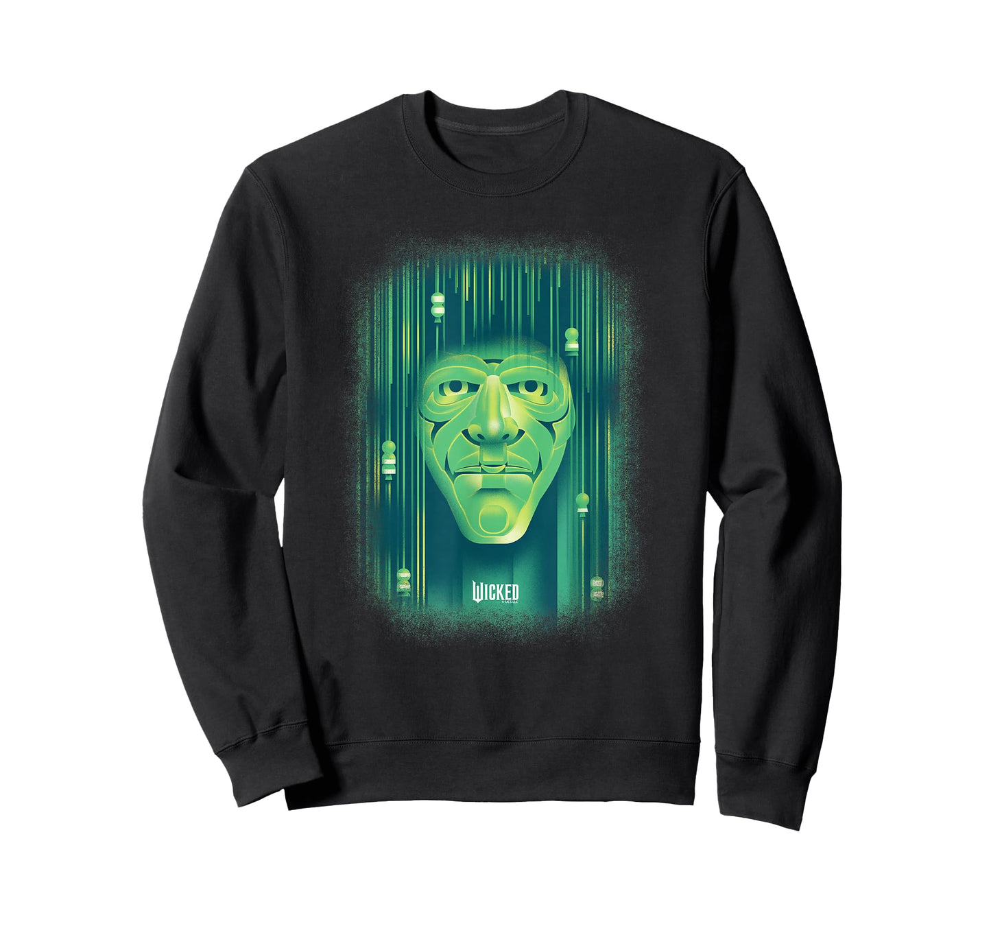Wicked Wizard Face Emerald City T-Shirt