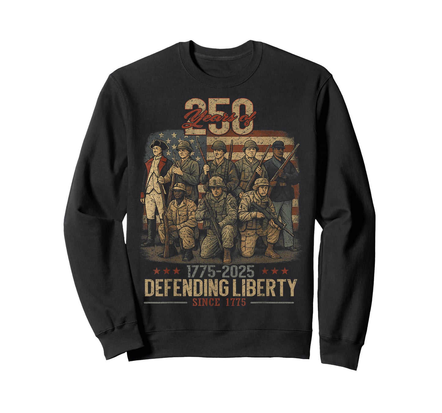 Patriotic USA Army Us Military Parade 250th anniversary 2025 T-Shirt