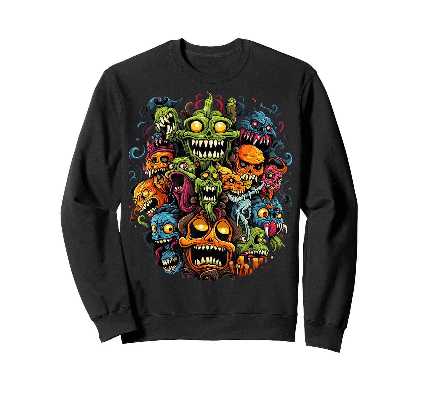 Scary Monster TShirt Halloween Costume Zombie Horror Fun T-Shirt