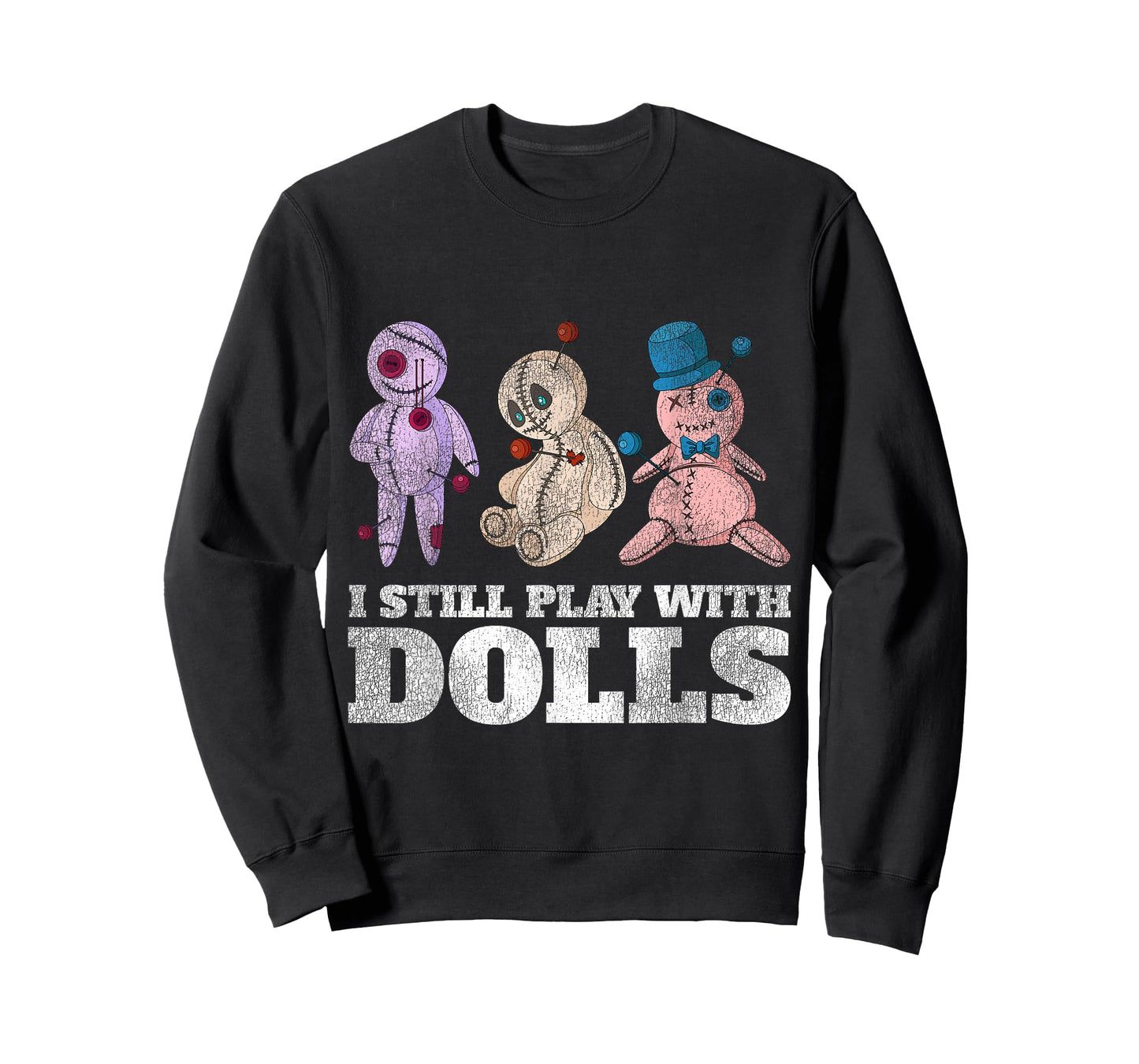 Scary Witch Voodoo Doll Women Gift Funny Halloween T-Shirt