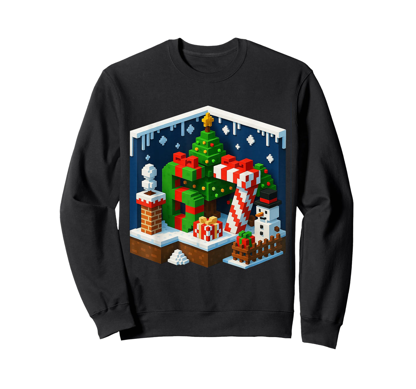 Video Game 67 Christmas Game Pixel Six Seven 67 T-Shirt