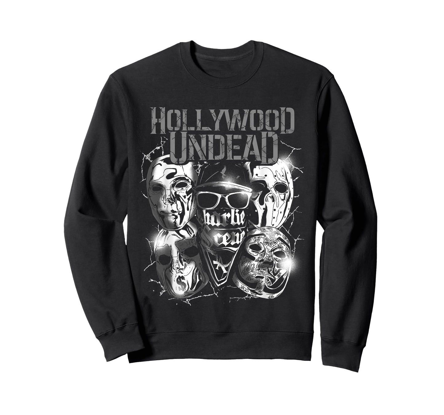 Hollywood Undead - Official Merchandise - Metal Masks T-Shirt Small