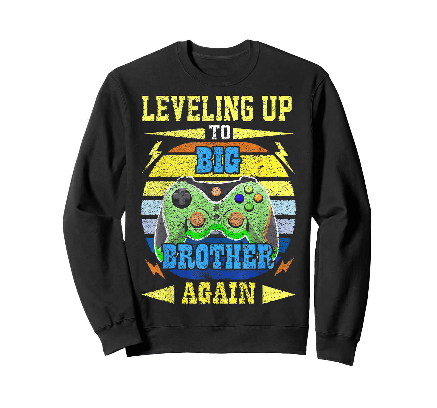 Funny Leveling Up To Big Brother Again Big Bro Gaming Gifts T-Shirt