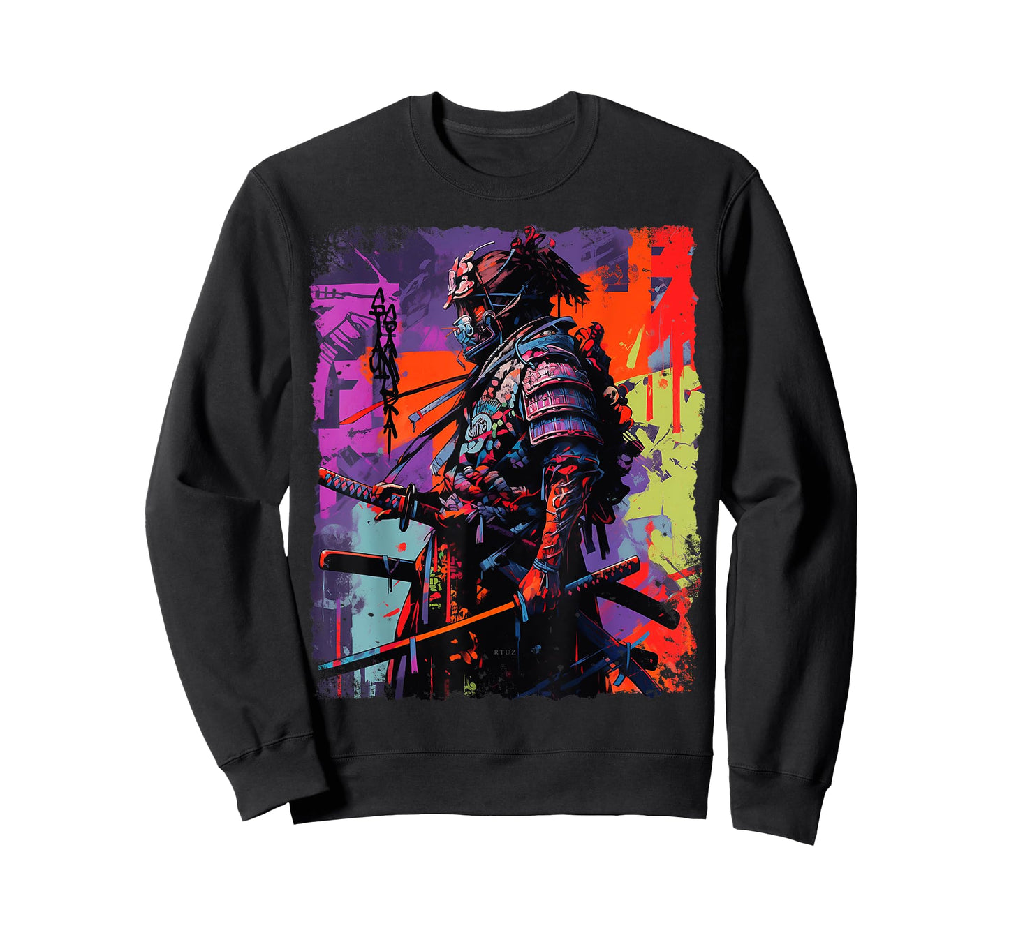 Hip Hop Y2K Vintage Hipster Edgy Urban Streetwear Samurai T-Shirt