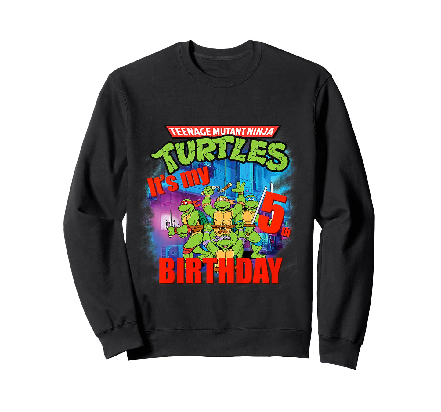 Mademark x Teenage Mutant Ninja Turtles - Original Teenage Mutant Ninja Turtles fifth Birthday 5 T-Shirt