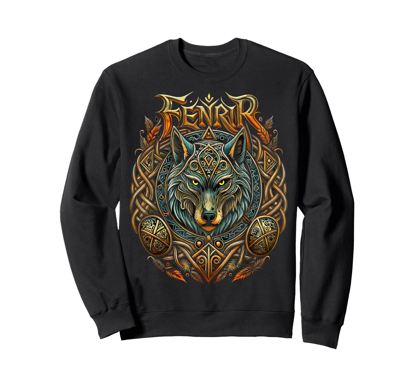 Wolf of Ragnarok – Norse Mythology & Fantasy Fenrir T-Shirt