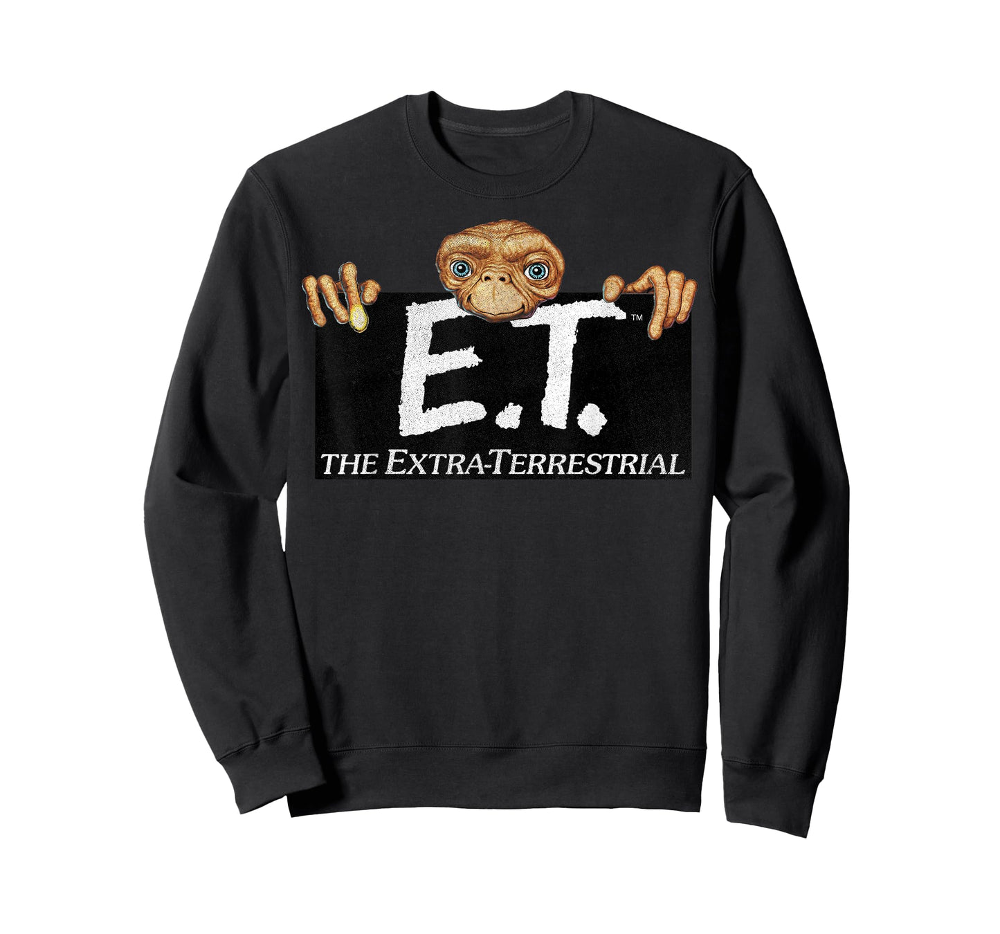 E.T. Terrestrial Hanging On A Movie Logo Graphic T-Shirt T-Shirt