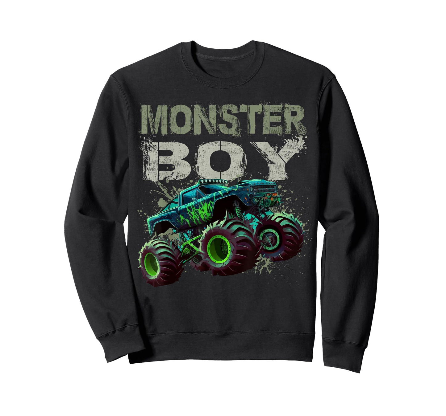 Monster Truck Boy Family Matching Monster Truck Lovers T-Shirt