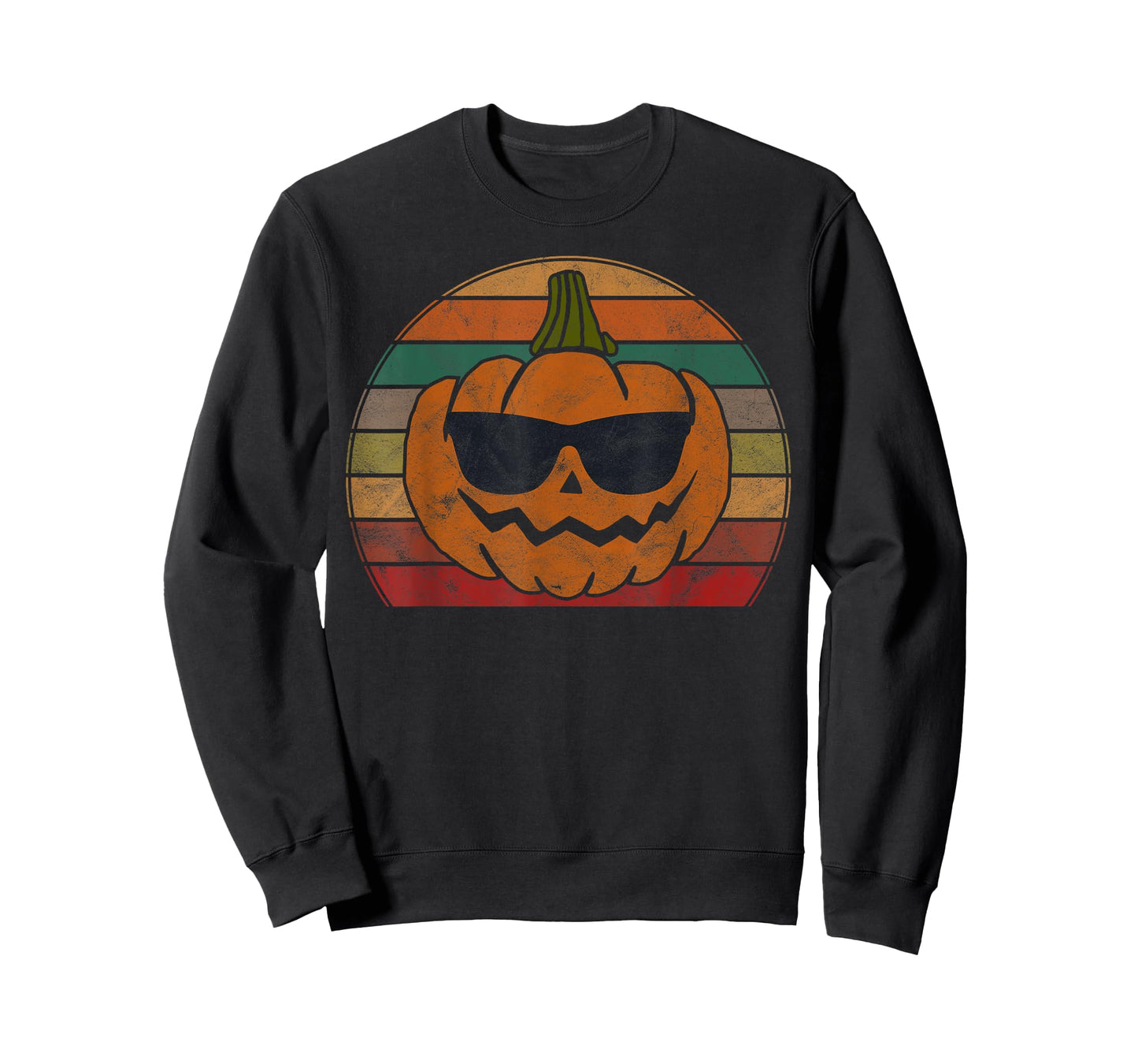 Vintage Pumpkin Face Costume Boys Girls Halloween T-Shirt