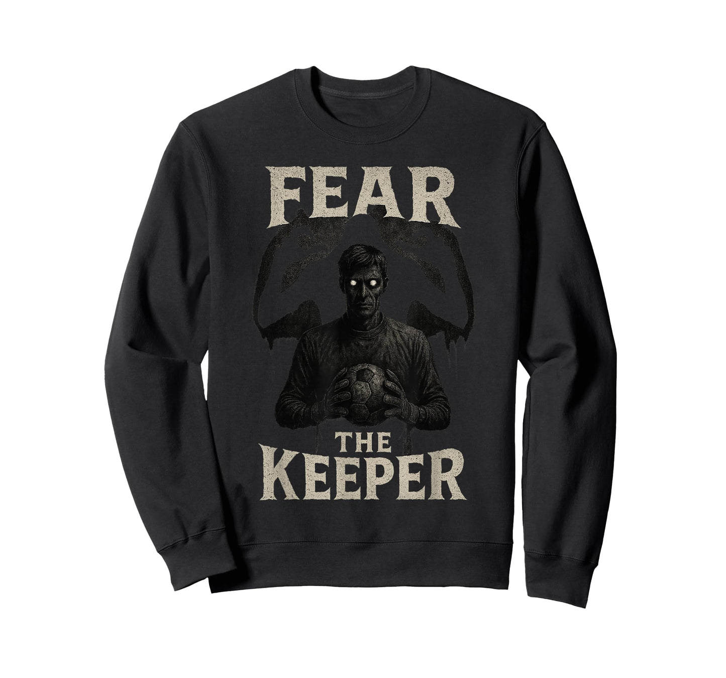 Scary Soccer Goalkeeper Horror Fear The Keeper Halloween T-Shirt