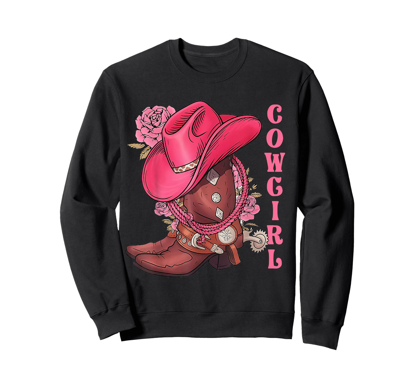 Cowgirl Hat Boots Western Country Southern Rodeo Texas Cute T-Shirt