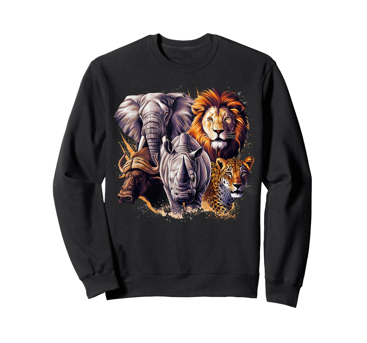 Wildlife Safari Adventure The Big Five Of South Africa T-Shirt