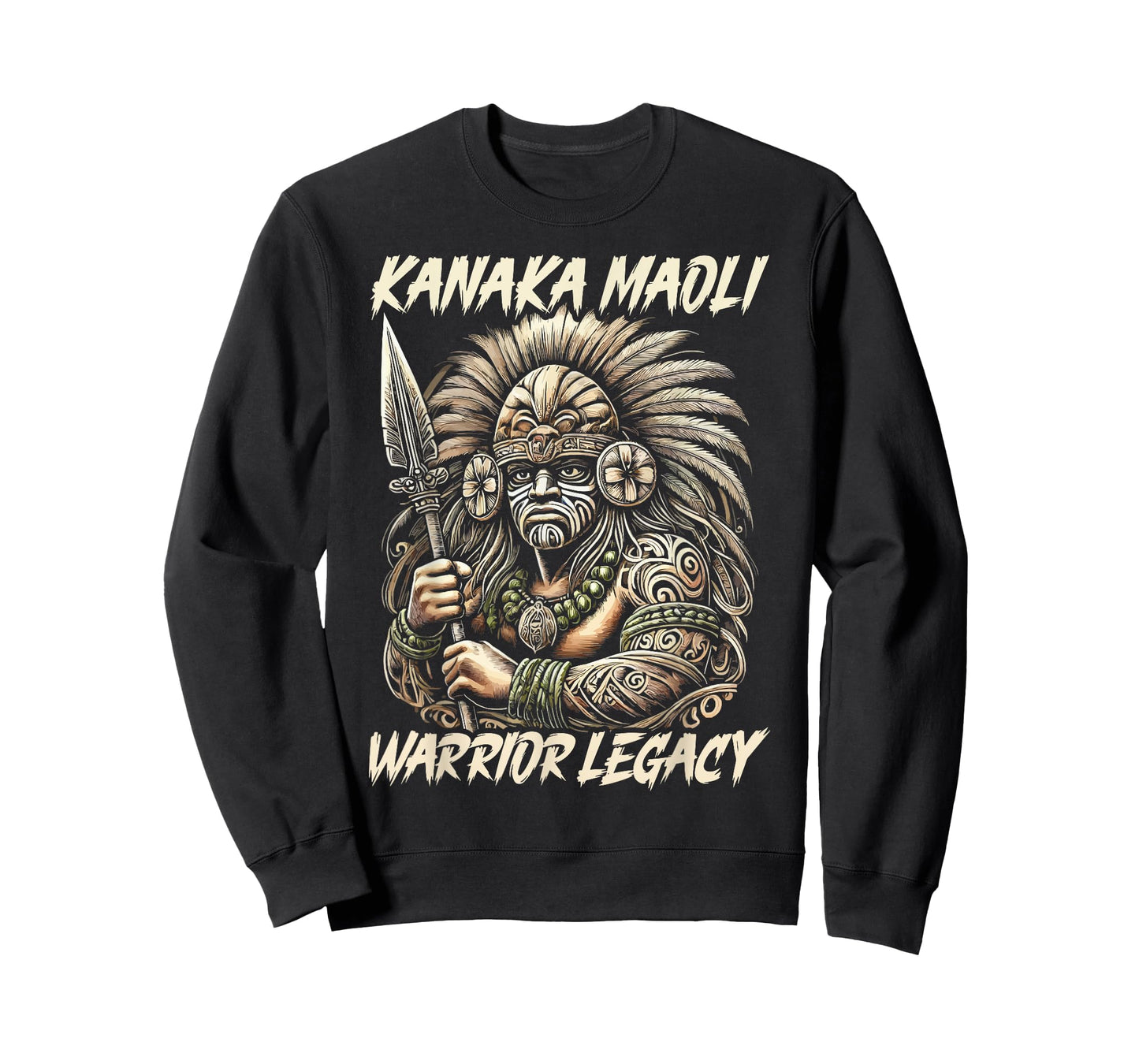 Kanaka Maoli Warrior Native Hawaiian Islands Hawaii Flag T-Shirt