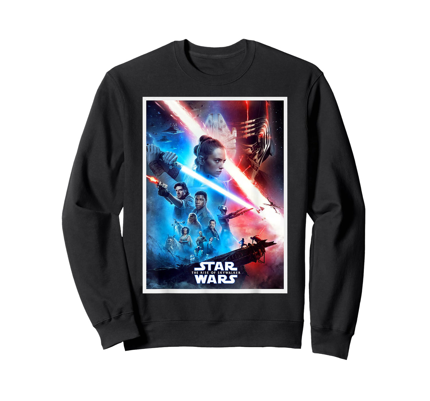 Star Wars The Rise of Skywalker Characters Movie Poster T-Shirt