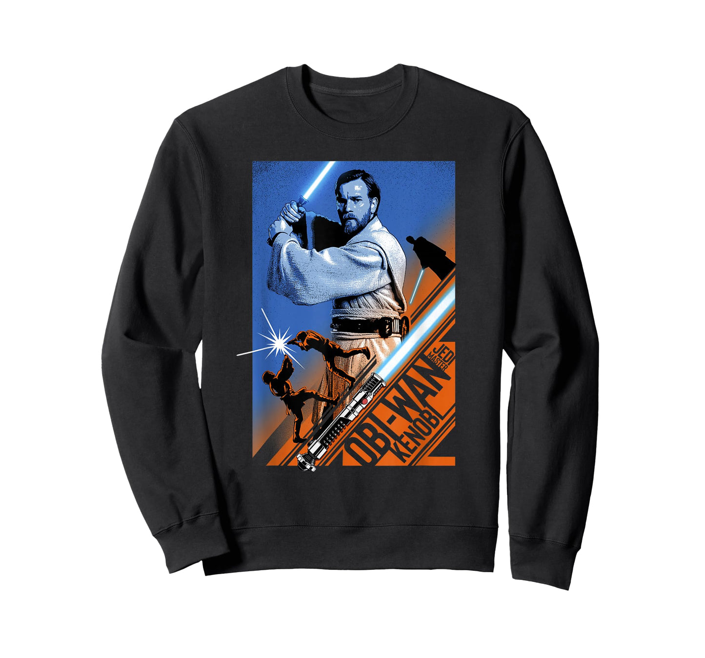 Star Wars Revenge Of The Sith Obi-Wan Kenobi Saber Split T-Shirt