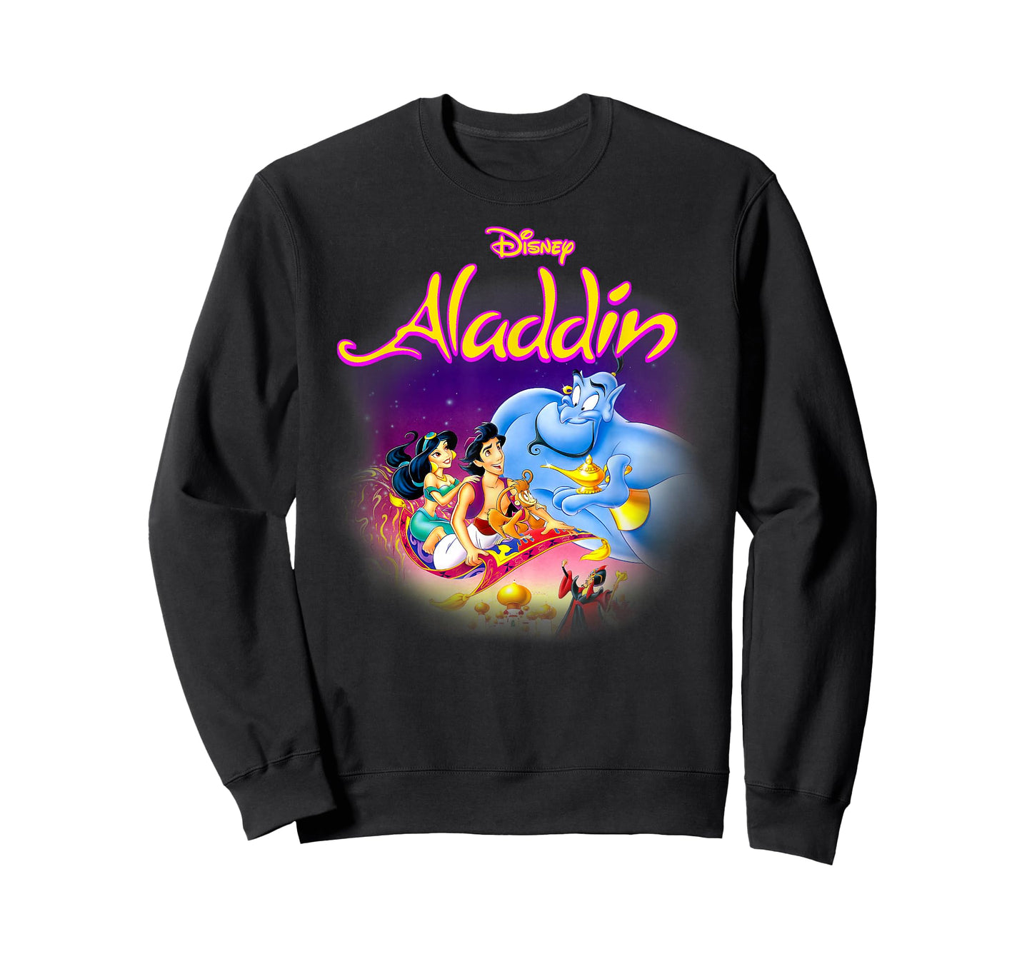 Disney Aladdin Faded Classic Movie Poster T-Shirt
