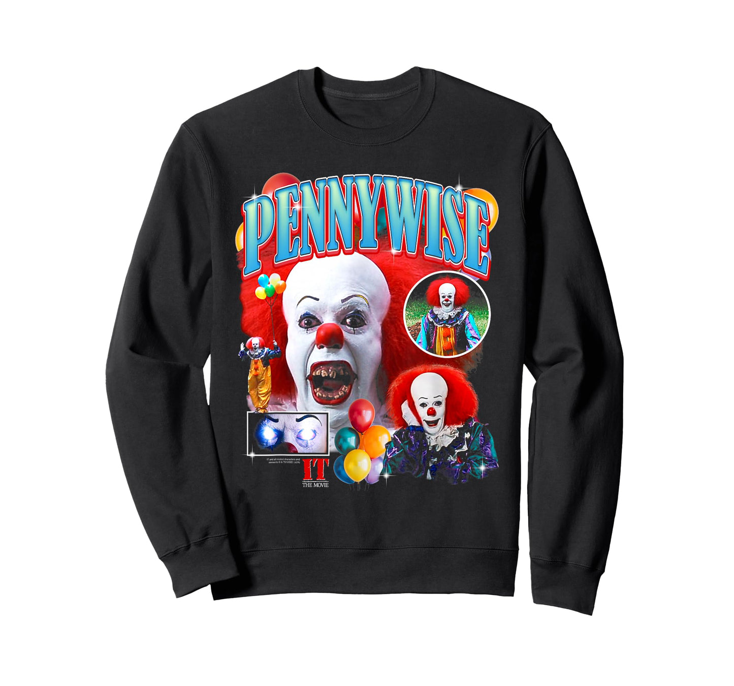 It Pennywise The Clown Collage Horror T-Shirt