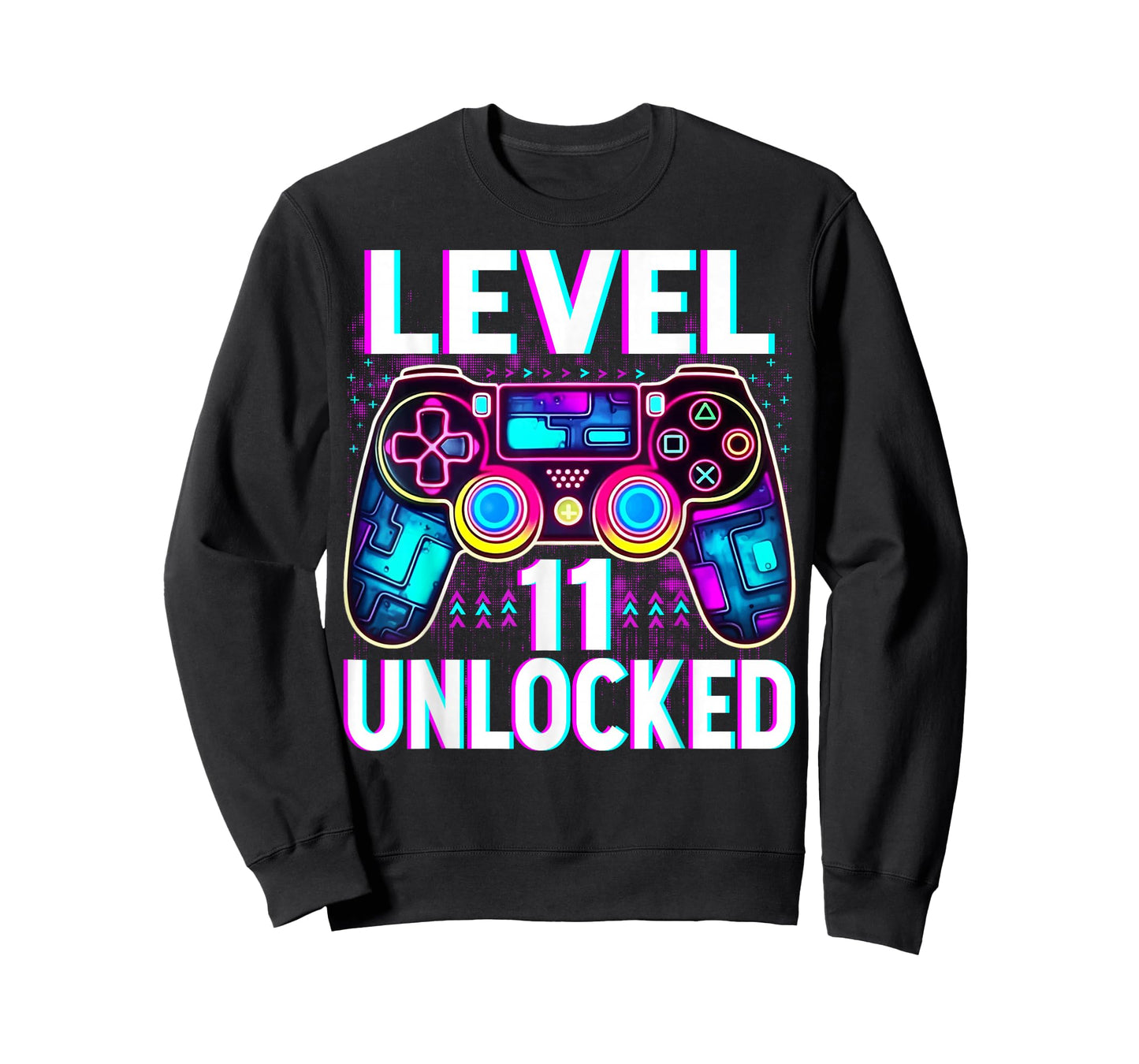 Level 11 Unlocked Shirt Funny Video Gamer Geek 11th Birthday T-Shirt
