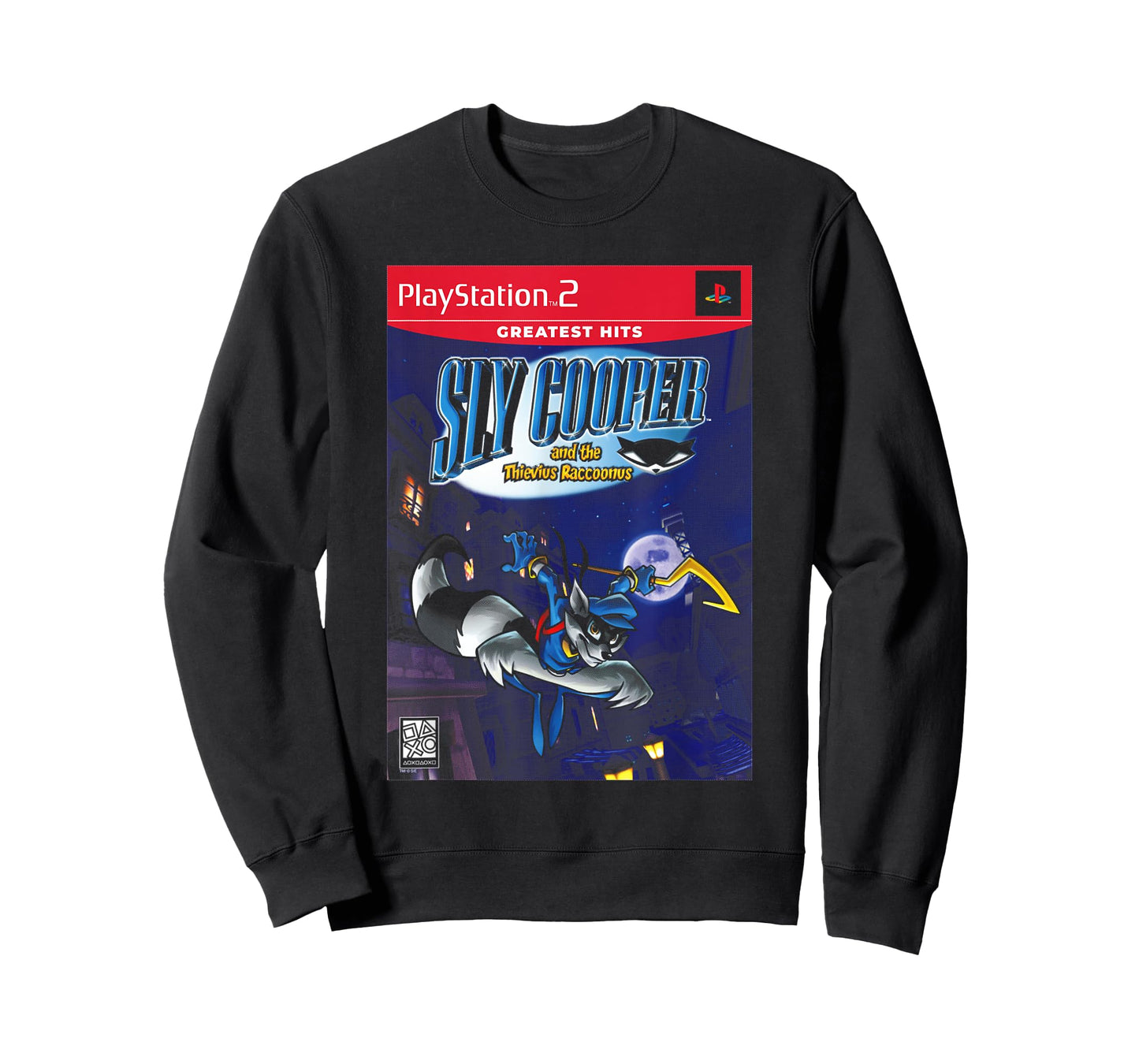 PlayStation Sly Cooper and the Thievius Raccoonus Video Game T-Shirt