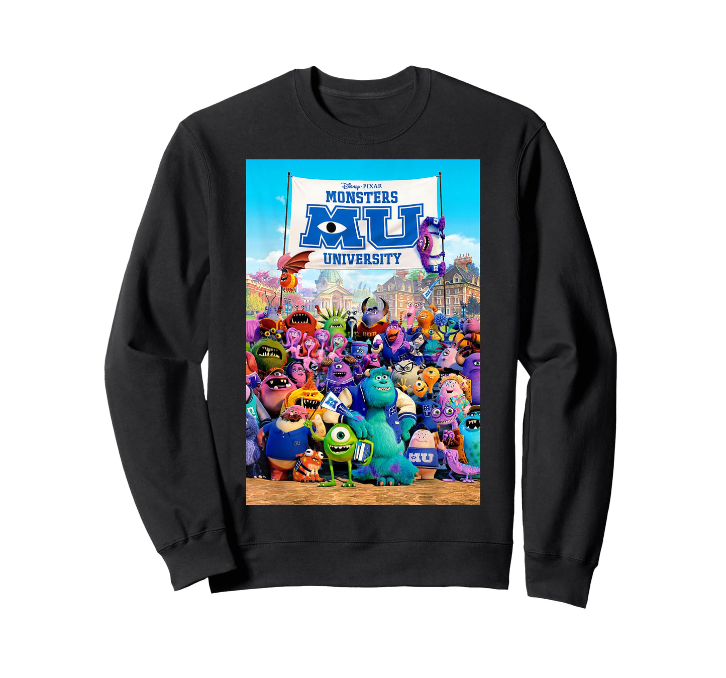Disney Pixar Monsters University Poster T-Shirt Small