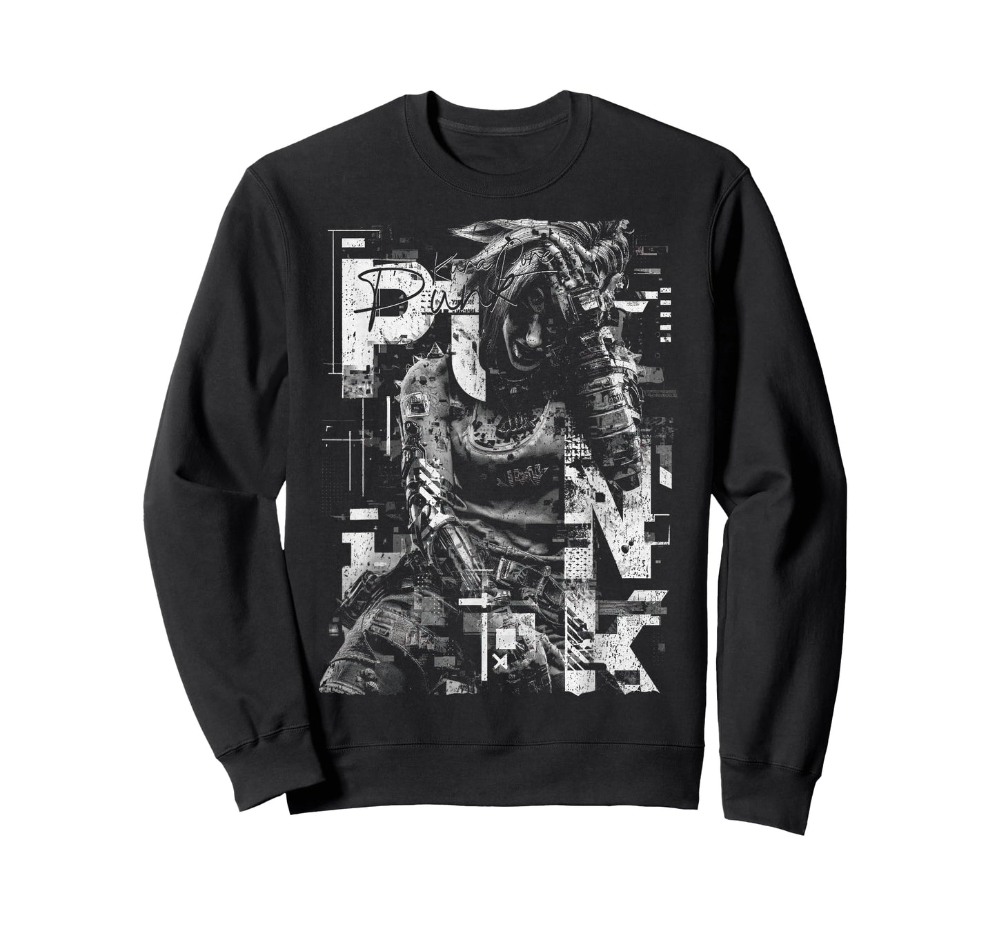 Japanese Streetwear Cyberpunk Y2K Techwear Retro Manga Anime T-Shirt