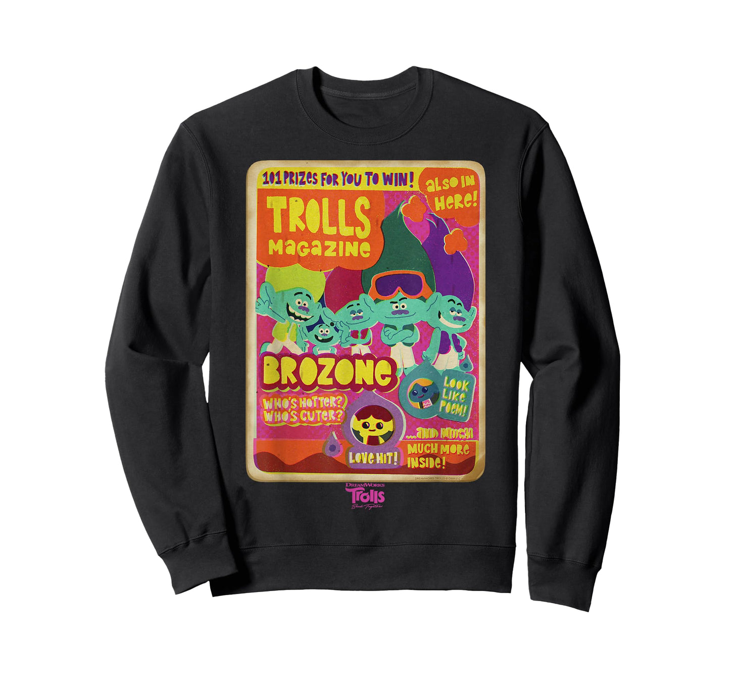 DreamWorks Trolls Band Together Brozone Magazine Cover T-Shirt