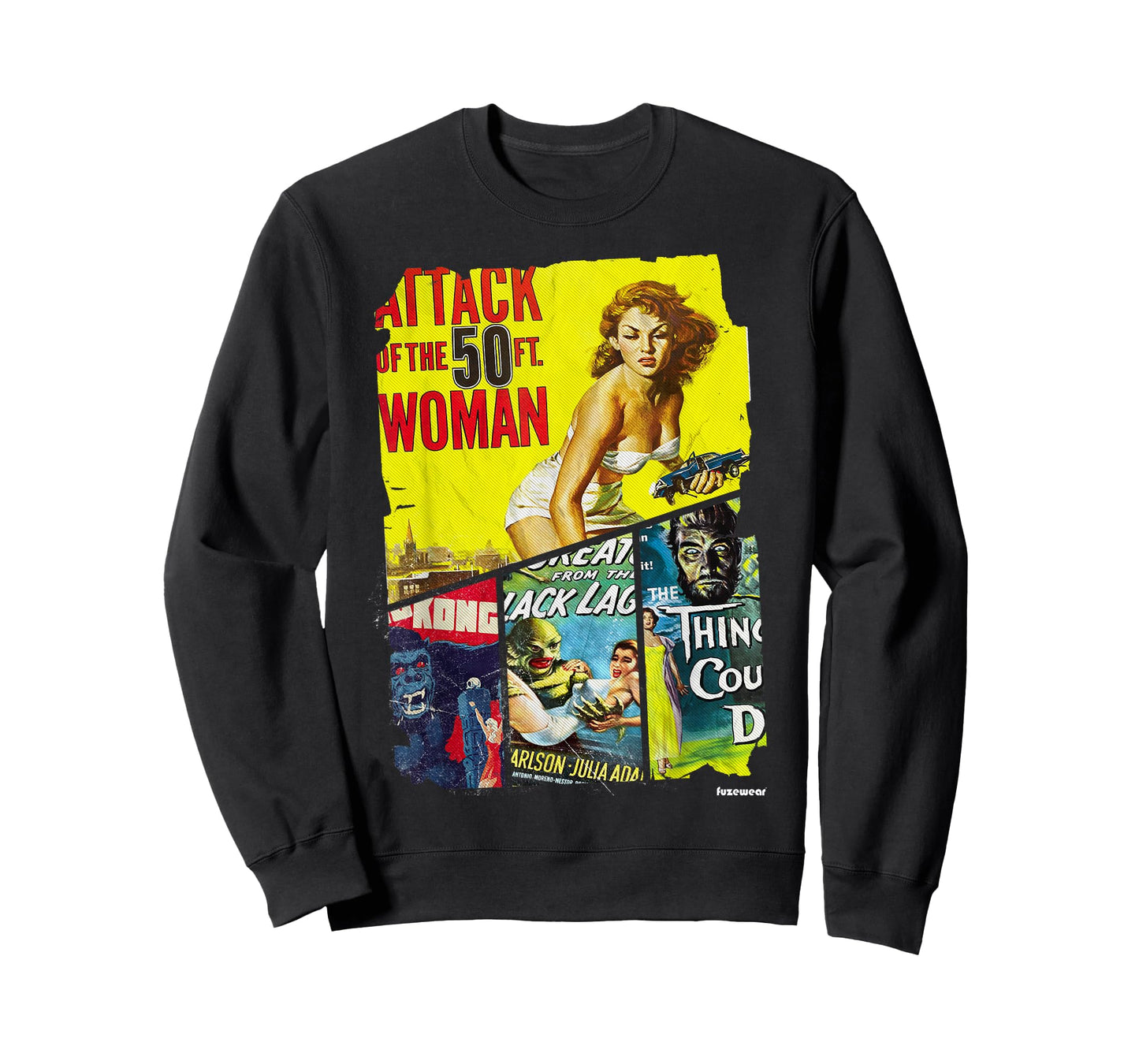Vintage Style Sci Fi Movie Poster Collage T-Shirt T-Shirt