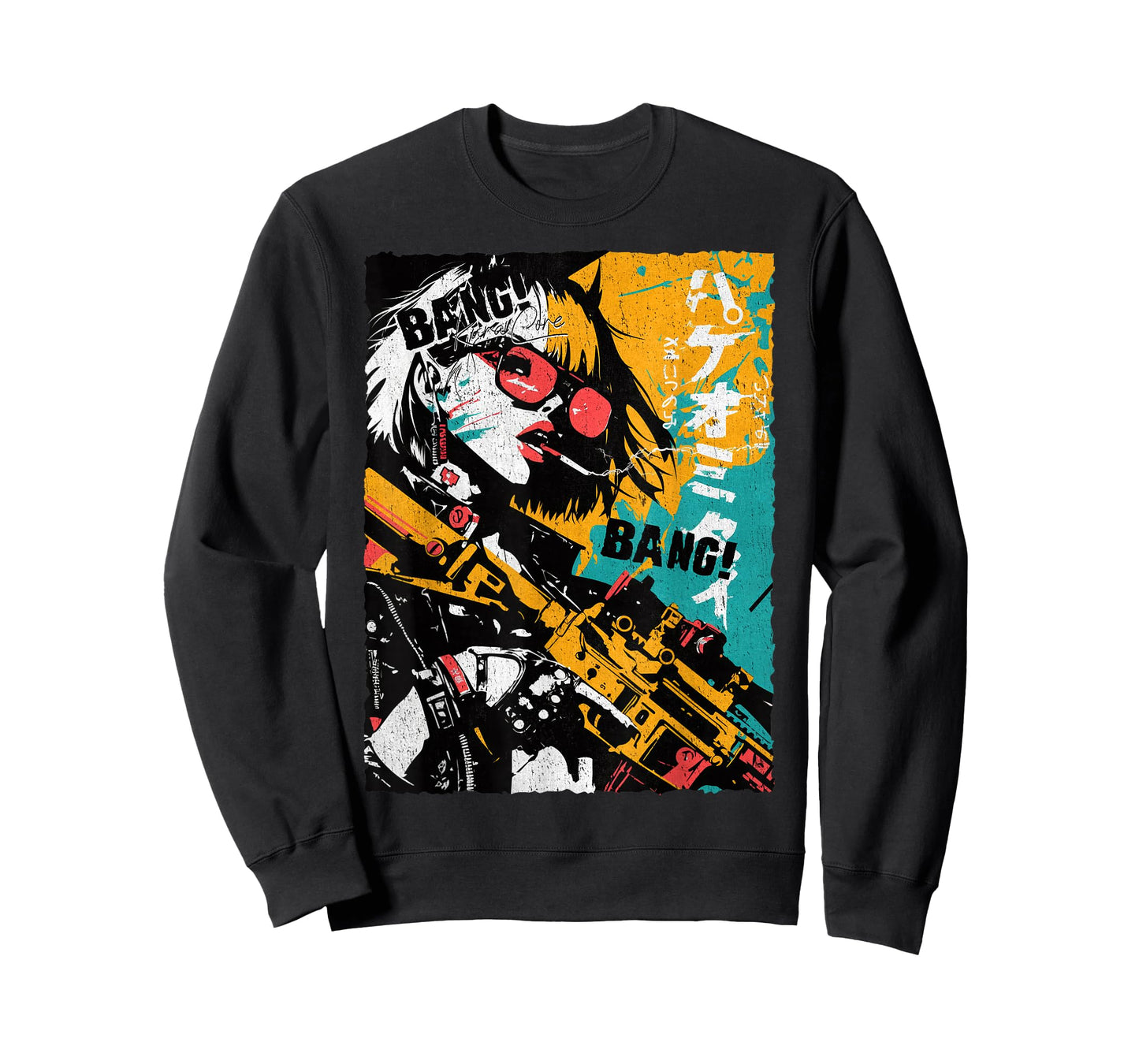Japan Streetwear Cyberpunk Y2K Hip Hop Techwear Manga Anime T-Shirt